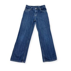 Faded Glory Jeans Boys 14‎ Reg Blue Medium Wash Denim Adjustable Waist Stretch